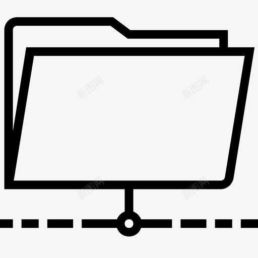 文件夹网络共享图标svg_新图网 https://ixintu.com 共享 文件夹 网络