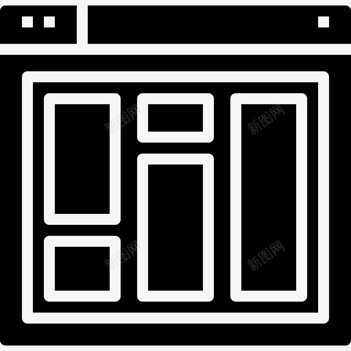 web布局浏览器页面图标svg_新图网 https://ixintu.com ui web层细节实体图标 web布局 浏览器 站点 网站 页面