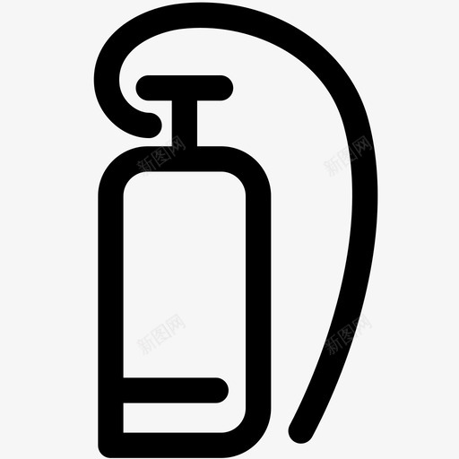 灭火器消防消防安全图标svg_新图网 https://ixintu.com 标志符号概述 消防 消防安全 灭火器