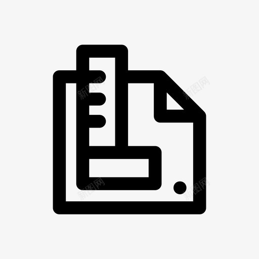 平面图商业生活图标轮廓粗svg_新图网 https://ixintu.com 商业 平面图 生活图标轮廓粗