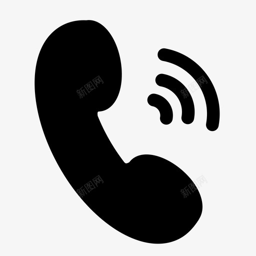 电话_填充svg_新图网 https://ixintu.com 电话_填充 tel-Full