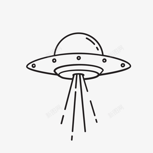 飞碟外星人我想相信图标svg_新图网 https://ixintu.com 外星人 太空 宇宙飞船 我想相信 电影和电视节目 飞碟