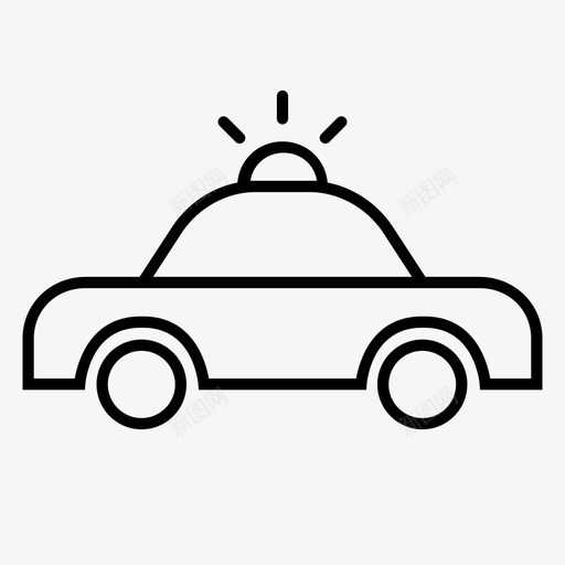 警察汽车警卫图标svg_新图网 https://ixintu.com 保安 汽车 警卫 警察