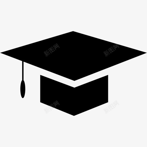 cap学术教育图标svg_新图网 https://ixintu.com cap 办公室7 大学 学术 教育 毕业