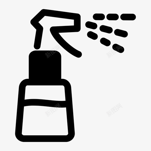 喷雾瓶容器香水图标svg_新图网 https://ixintu.com 喷雾瓶 容器 水壶 香水