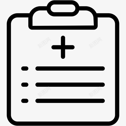 医疗报告注释处方图标svg_新图网 https://ixintu.com 医疗保健3 医疗报告 处方 注释