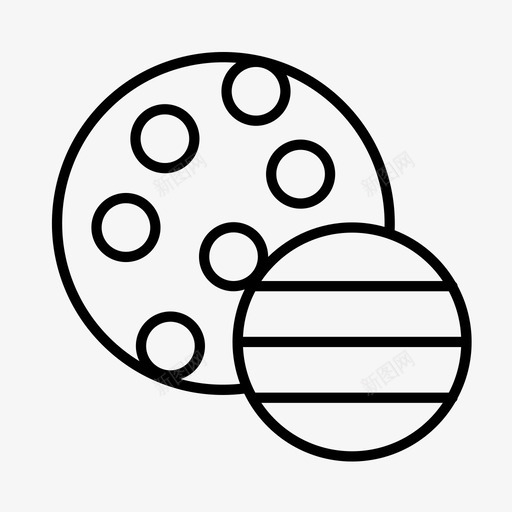 太阳系天文学科幻小说图标svg_新图网 https://ixintu.com 天文学 太空 太阳系 月球 科幻小说