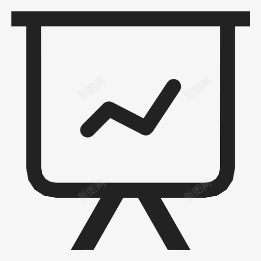 展示板会议办公设备图标svg_新图网 https://ixintu.com 会议 办公设备 学习 展示板 投影仪