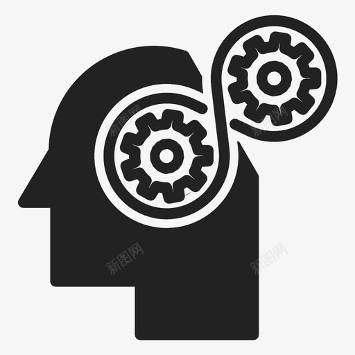 思考设置业务主管图标svg_新图网 https://ixintu.com 业务 主管 偏好 思考设置 设置