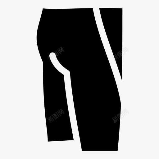 采购产品裤子自行车短裤衣服图标svg_新图网 https://ixintu.com 时装 自行车短裤 衣服 裤子 采购产品裤子