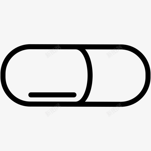 药丸抗生素胶囊图标svg_新图网 https://ixintu.com 医疗 医疗保健3 抗生素 胶囊 药丸 药物