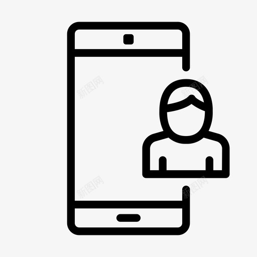 智能手机用户用户界面移动用户界面图标svg_新图网 https://ixintu.com 智能手机用户 用户界面 移动用户界面