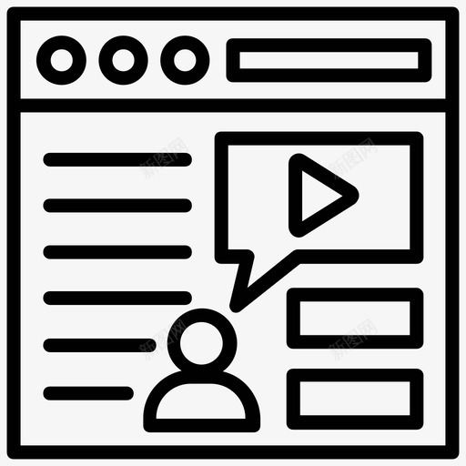 病毒式营销广告营销策略图标svg_新图网 https://ixintu.com 广告 病毒式营销 营销策略 视频营销 项目管理线图标
