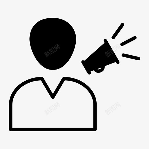 营销理念广告促销图标svg_新图网 https://ixintu.com 促销 广告 社会营销 营销理念