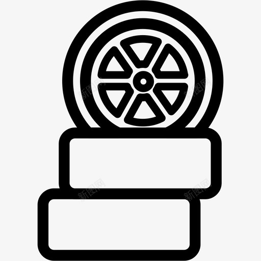 轮胎汽车车辆图标svg_新图网 https://ixintu.com transit2 汽车 车轮 车辆 轮胎