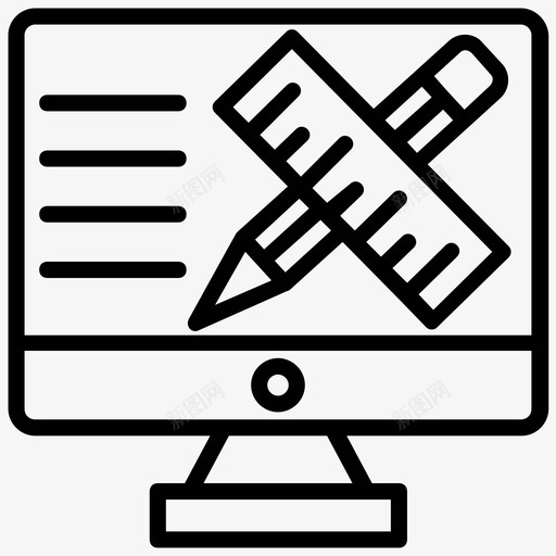 在线起草教育项目管理线图标svg_新图网 https://ixintu.com 在线起草 教育 项目管理线图标