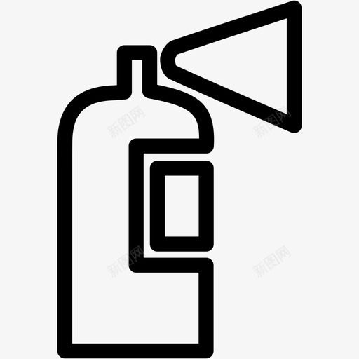 灭火器紧急情况火焰图标svg_新图网 https://ixintu.com misc15 安全 火焰 灭火器 紧急情况