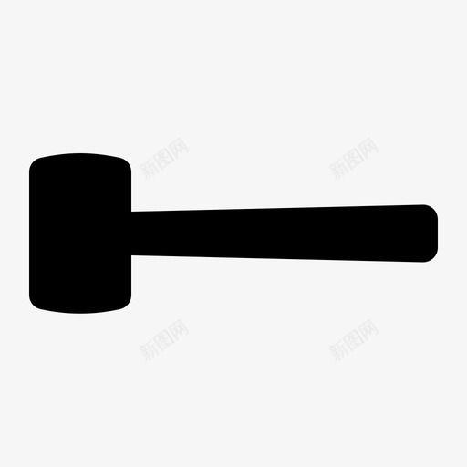 锤子手锤图标svg_新图网 https://ixintu.com 工具 手 手工具 锤 锤子