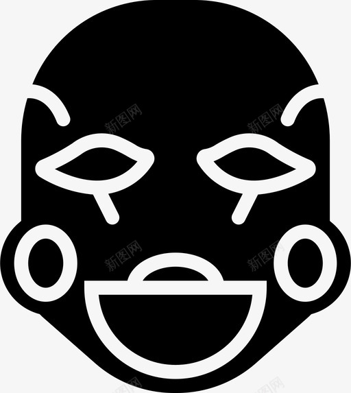 芒果表情符号万圣节图标svg_新图网 https://ixintu.com 万圣节 恐怖 恐怖表情 芒果 表情符号