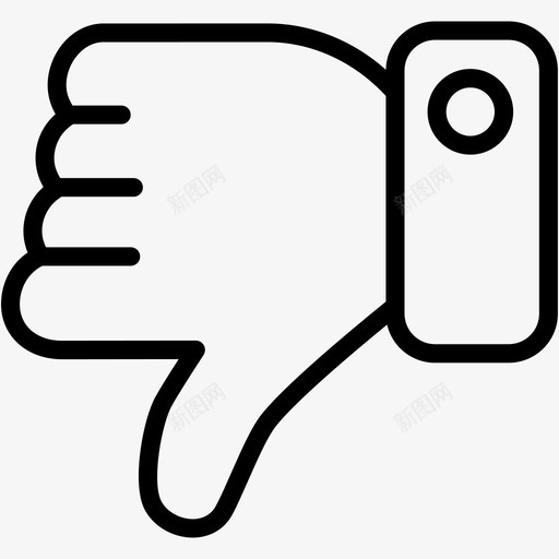 不像坏不喜欢图标svg_新图网 https://ixintu.com 不像 不喜欢 其他4 向下 坏 大拇指 大拇指向下