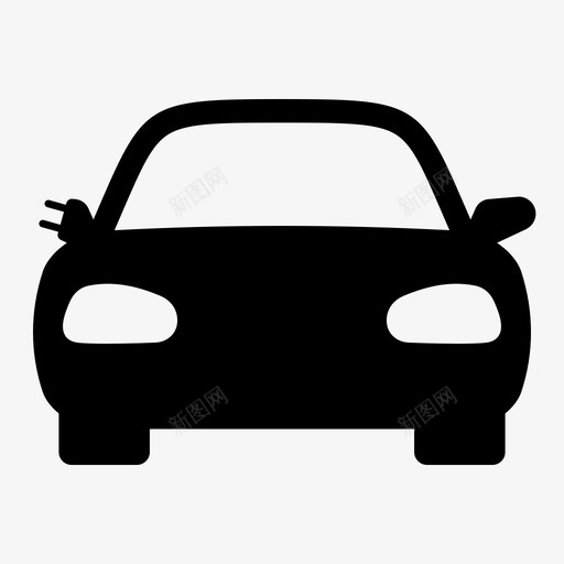 电动汽车排放环境图标svg_新图网 https://ixintu.com 排放 汽车 环境 现代交通 电动汽车
