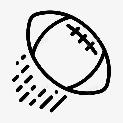 美式足球nfl体育图标svg_新图网 https://ixintu.com nfl 体育 美式足球
