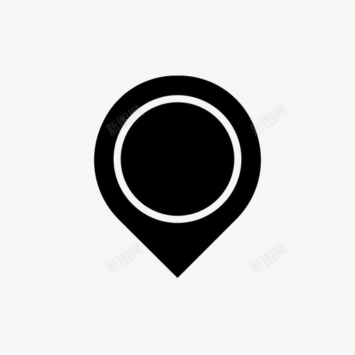 pin空地图pin图标svg_新图网 https://ixintu.com pin 地图pin 导航 导航pin 空