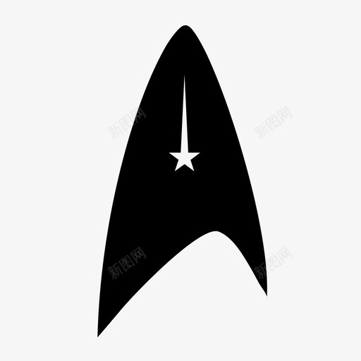 星际舰队发现号太空图标svg_新图网 https://ixintu.com 发现号 太空 星际舰队 星际迷航 符号