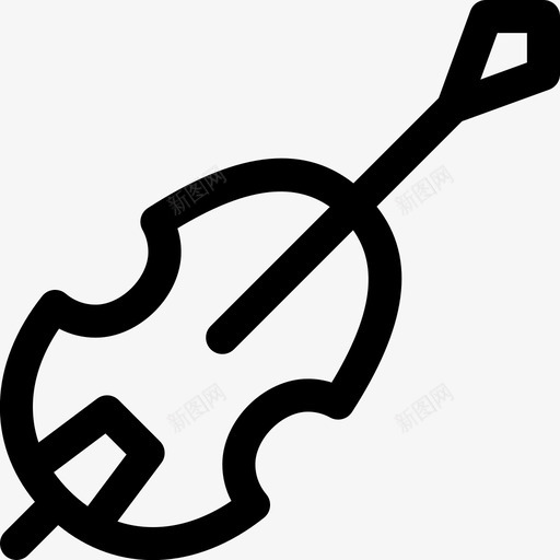 低音古典乐器图标svg_新图网 https://ixintu.com 乐器 乐器第2部分 交响乐 低音 古典 弦乐 音乐