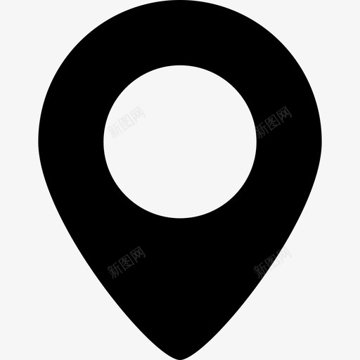 地图占位符地图和标志web应用程序图标svg_新图网 https://ixintu.com web应用程序 地图占位符 地图和标志