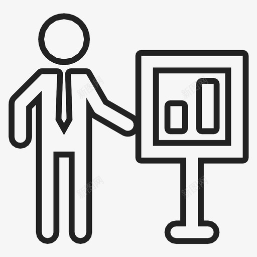 员工演示活动办公室活动图标svg_新图网 https://ixintu.com 办公室活动 员工 员工演示 活动