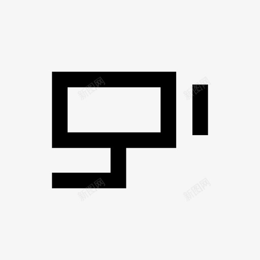闭路电视摄像机保安监视图标svg_新图网 https://ixintu.com 保安 六直线 监视 警戒 闭路电视摄像机