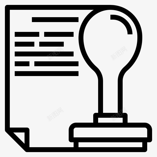 批准授权审核图标svg_新图网 https://ixintu.com 商务和财务 审核 批准 授权 通过
