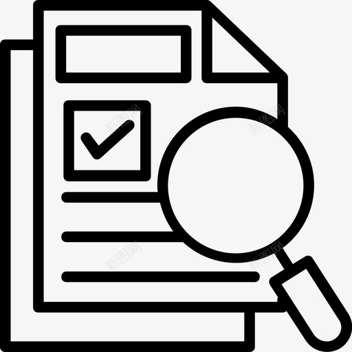 订单跟踪电子商务质量保证图标svg_新图网 https://ixintu.com 物流配送线图标 电子商务 订单跟踪 质量保证