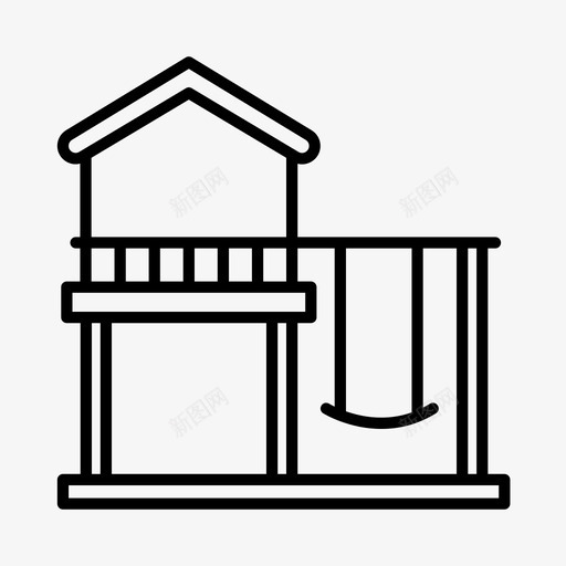 游乐场攀岩架丛林健身房图标svg_新图网 https://ixintu.com 丛林健身房 公园 夏令营 学校 攀岩架 游乐场