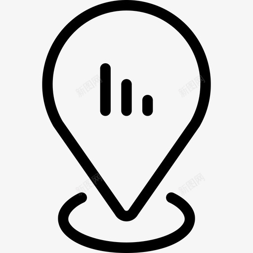 位置均衡器图形图标svg_新图网 https://ixintu.com 位置 位置3 图形 地图引脚 均衡器 导航 统计