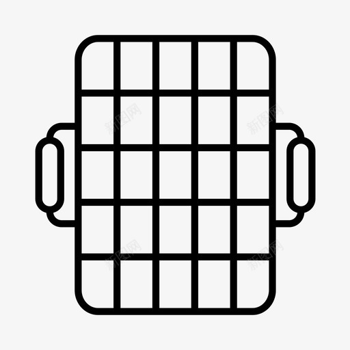 钢丝架烹饪烧烤图标svg_新图网 https://ixintu.com 烧烤 烹饪 钢丝架