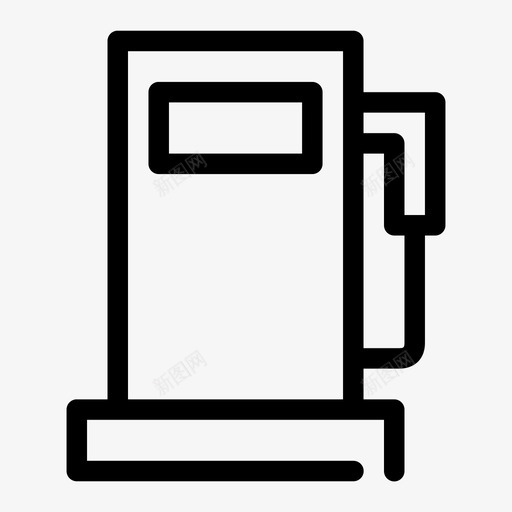 气泵燃料加油站图标svg_新图网 https://ixintu.com 交通 加油站 气泵 燃料 石油
