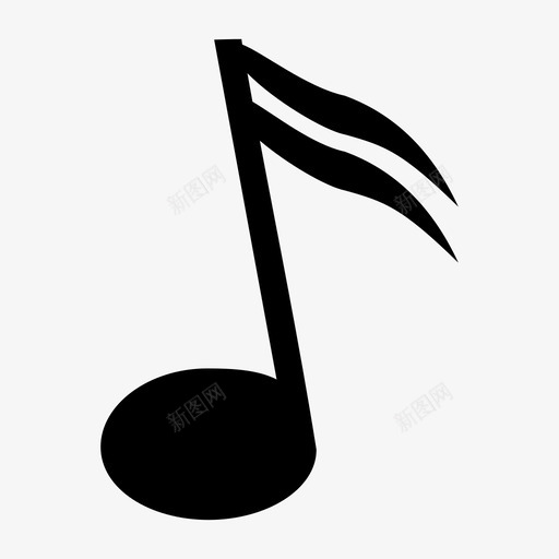 音符有声音乐声音图标svg_新图网 https://ixintu.com 声音 曲调 有声音乐 音符