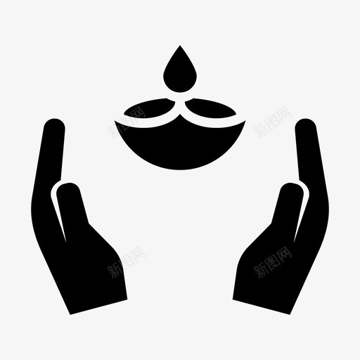 灯庆祝排灯节图标svg_新图网 https://ixintu.com 光 宗教 庆祝 排灯节 排灯饰 灯 节日