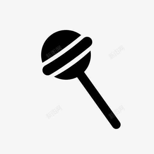 棒棒糖糖果万圣节请客图标svg_新图网 https://ixintu.com 棒棒糖糖果万圣节请客