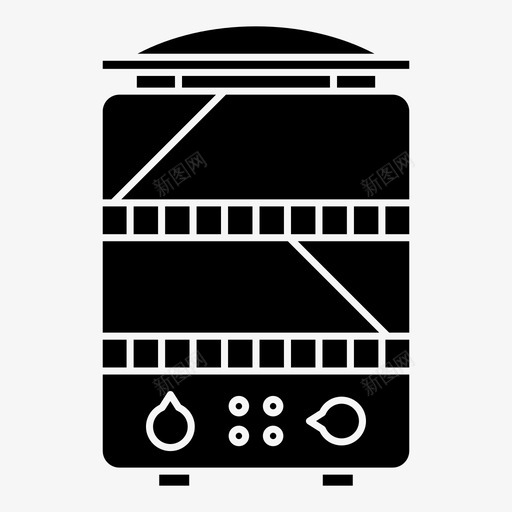 蒸锅器具厨房图标svg_新图网 https://ixintu.com 厨房 器具 工具 蒸锅 餐厅设备 餐厅设备雕文