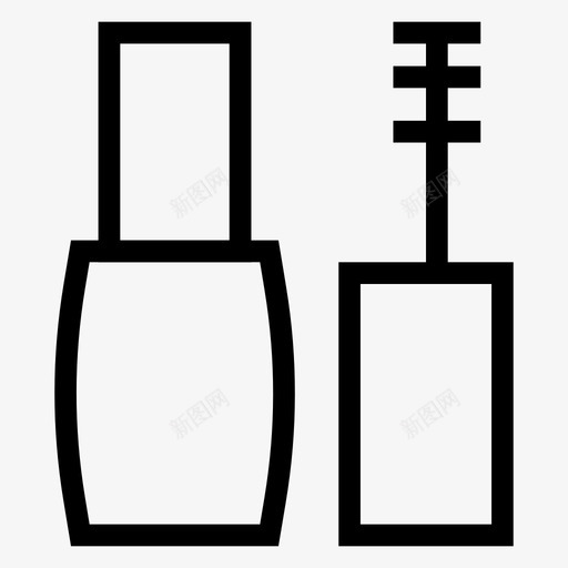 化妆品商业眼部图标svg_新图网 https://ixintu.com SPA线图标1 化妆 化妆品 商业 眼影 眼部 美容