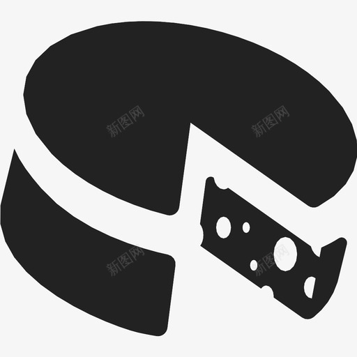 奶酪奶酪轮图标svg_新图网 https://ixintu.com 奶酪 奶酪轮