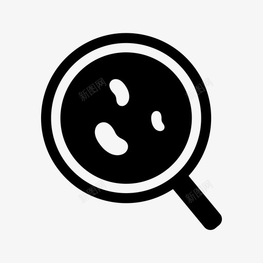 细菌生物学教育图标svg_新图网 https://ixintu.com 医学线性图标集 寄生虫 教育 生物学 病毒 细菌
