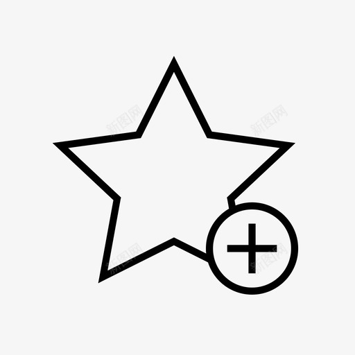 书签添加收藏夹标记图标svg_新图网 https://ixintu.com 书签添加 操作 收藏夹 标记