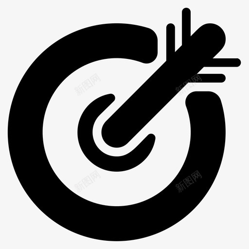 目标业务公司图标svg_新图网 https://ixintu.com 业务 业务稳健 公司 市场 目标 经济