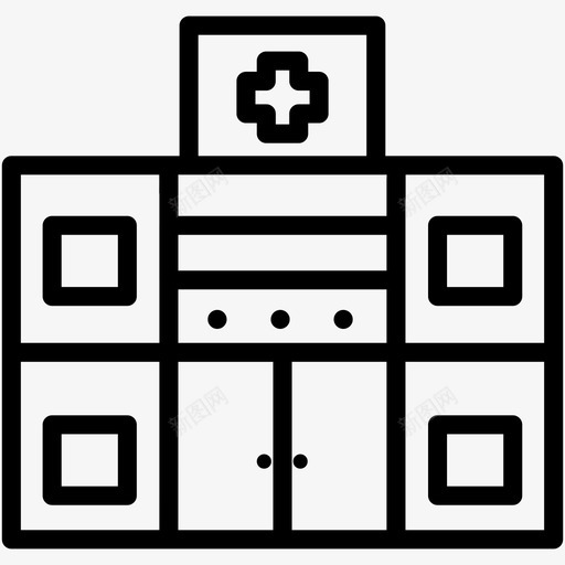 医院救护车急诊图标svg_新图网 https://ixintu.com 医疗 医院 急诊 救护车 病人 药物