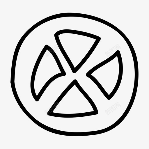 柑橘柠檬片橘子片图标svg_新图网 https://ixintu.com 柑橘 柠檬片 橘子片 食品和饮料