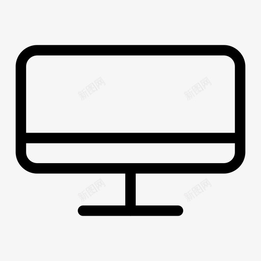 显示器屏幕技术图标svg_新图网 https://ixintu.com 屏幕 技术 显示器 电视